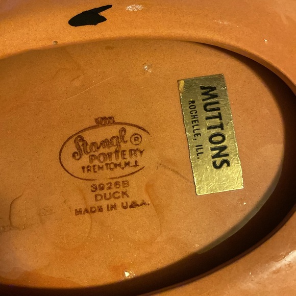 Stangle Mcm Pottery Ashtray - Picture 2 of 4